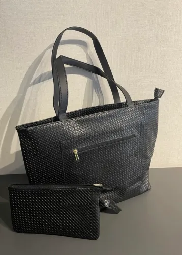 Bolsa e carteira/necessaire  de corinoo pretas