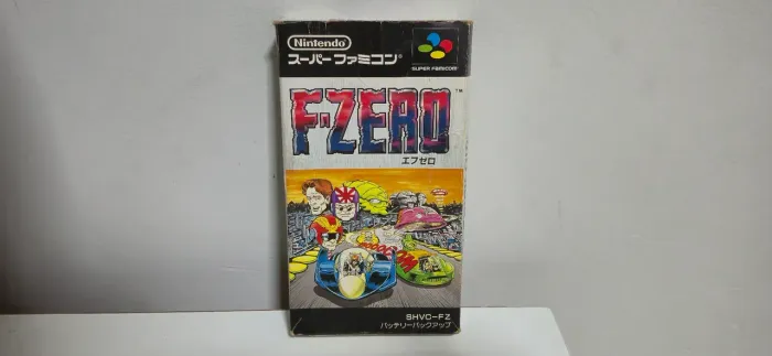 F-Zero Original na Caixa - Super Nintendo