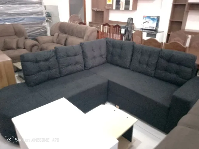 Sofá de Canto Moderno e Confortável entrega grátis