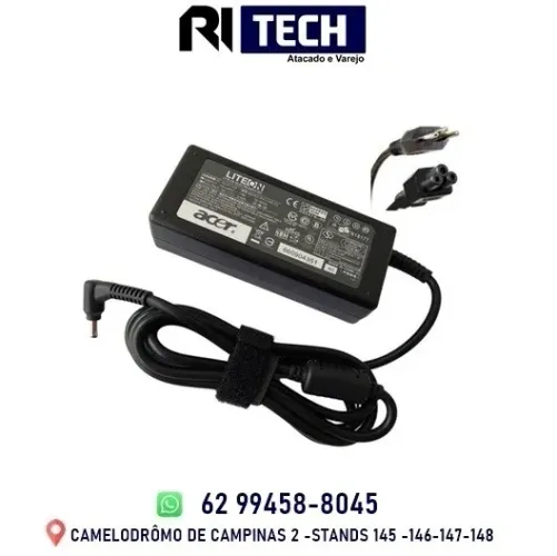 Fonte Carregador Acer Ultra Aspire 3 A315-23 N18q13 19v 2.37a Pino Fino