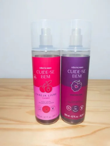 Kit Body Splash Cuide-se Bem oBoticário Amoruda + Cereja Livre