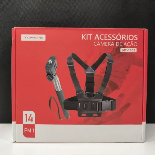 Kit Acessórios Câmera de Ação Tomate 14 em 1
