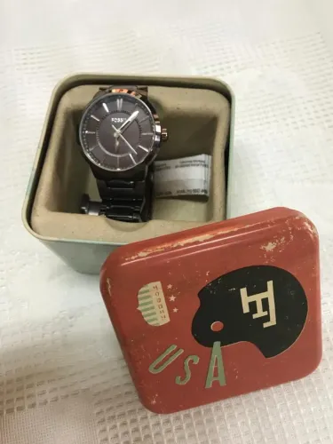 Relógio Masculino Fossil Analógico Marrom - ORIGINAL
