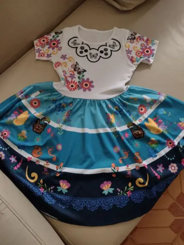 Fantasia Encanto vestido da Mirabel