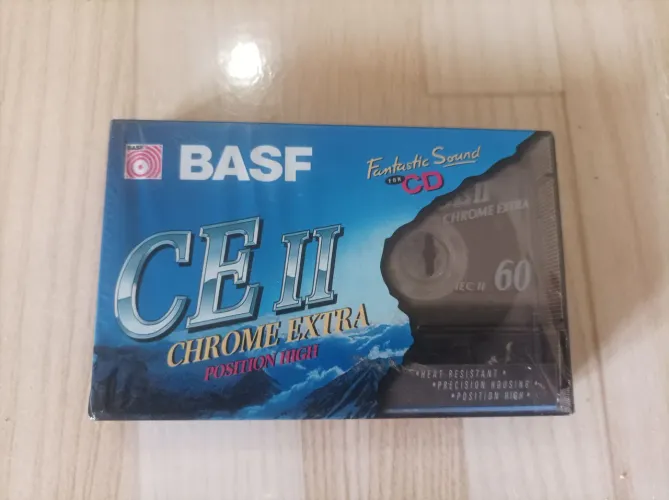 Fita K7 BASF CE II Chrome Extra 60 Minutos