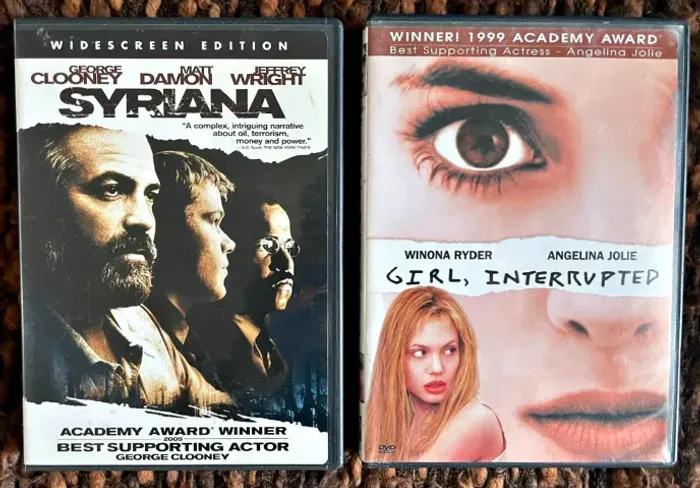 2 DVD IMPORTADO GIRL INTERRUPTED GAROTA INTERRONPIDA e SYRIANA A INDÚSTRIA DO PETRÓLEO