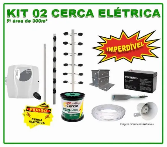 Instalação de cerca elétrica industrial.