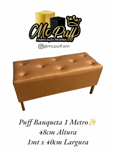 Puff Banqueta 1 Metro - Conforto e Estilo!