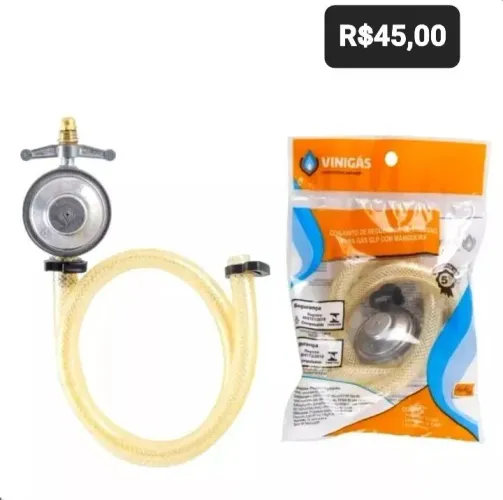 Regulador de pressão para gás completo