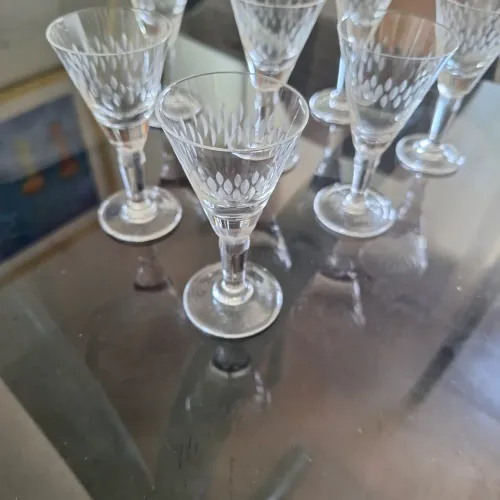 Conjunto de Taças de Cristal para Licor