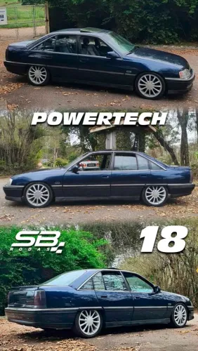 Roda aro 18 Chevrolet Omega Powertec prata novas
