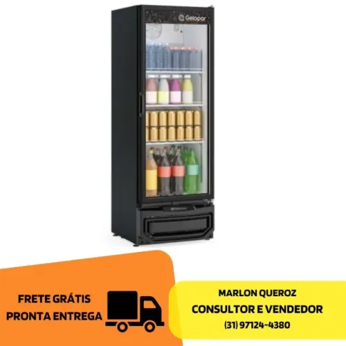 Refrigerador Expositor Vertical 410 Litros Gelopar GPTU-40 127v