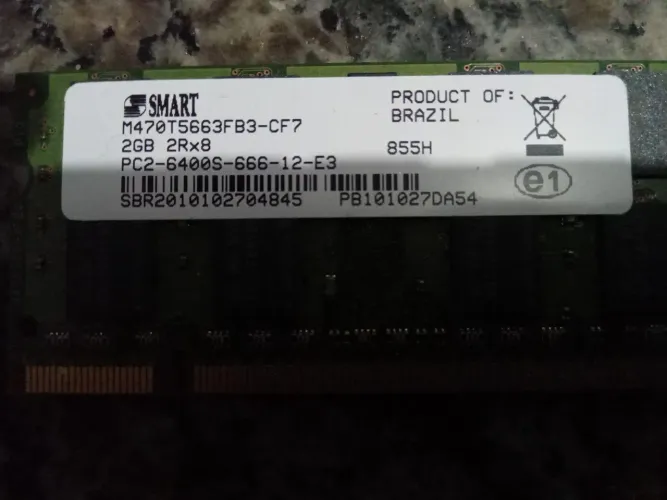 Memória Notebook