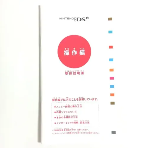 Manual de Instruções - Nintendo DSi Rosa (Edição Japonesa)