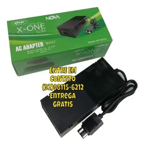 Fonte De Alimentação Para Xbox One Bivolt - Imediato Voltagem De Entrada 110v/220v (bivolt