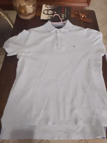 Polo Tommy Hilfiger Masculina M azul
