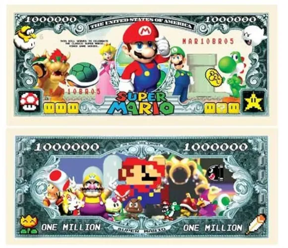 Cedula Suvinir Super Mario