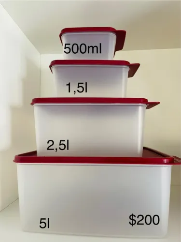 Conjunto tupperware 