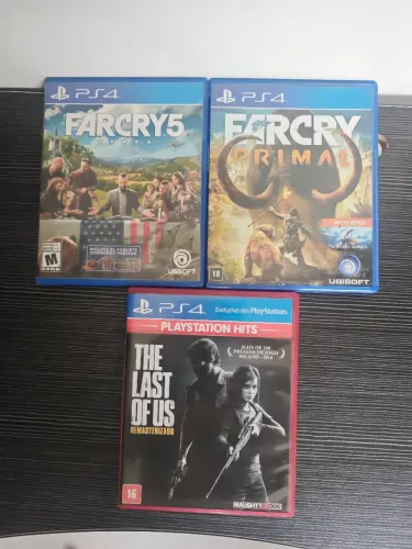 Last of Us, Far Cry Primal e Far Cry 5 - PS4