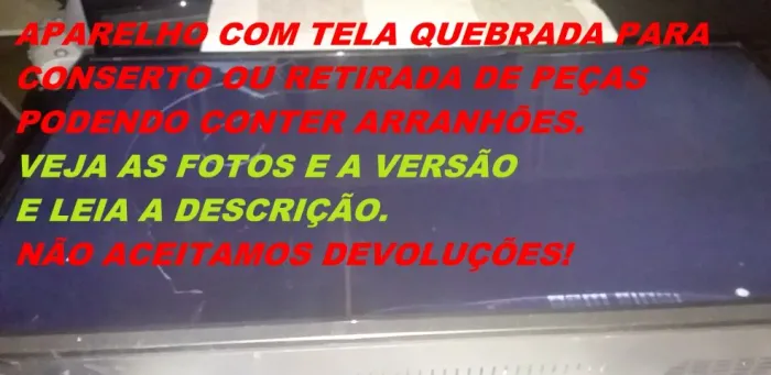 TV PHILCO PH39E60DSGWA COM TELA QUEBRADA.