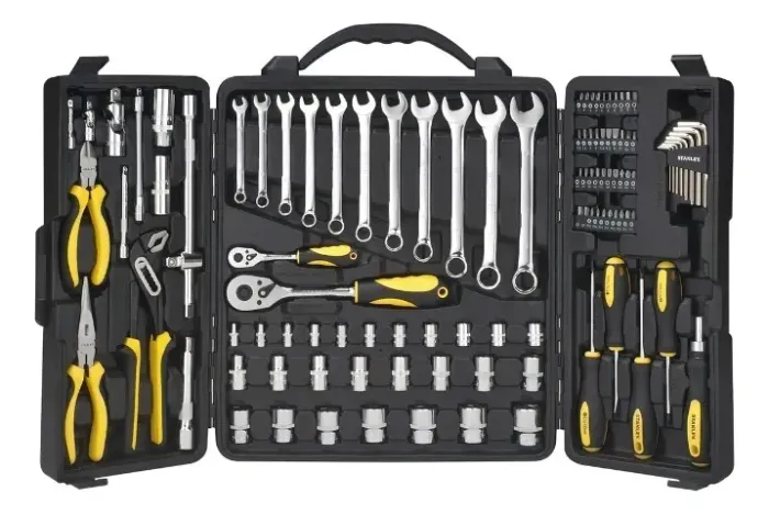 JOGO DE FERRAMENTAS STANLEY C/110PCS C/MALETA