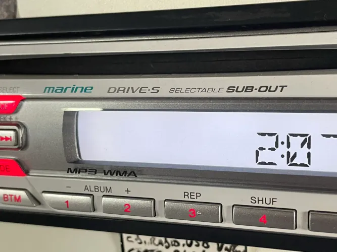 Cd rádio e com Bluetooth linha marítima Sony de altíssima qualidade 