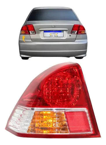 Lanterna Traseira Honda Civic 2003 2004 2005 2006 Nova Le