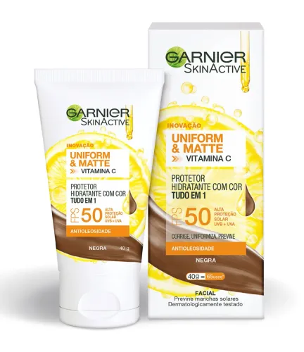 Protetor solar pele negra