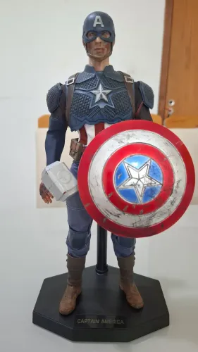 Capitao América Crazy Toys Customizado - 30 cm 1/6