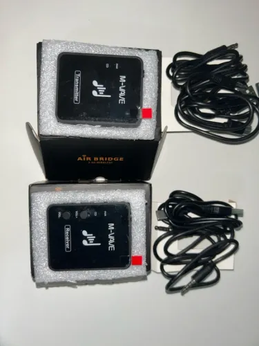 Kit Transmissor e Receptor de Áudio M-VAVE Air Bridge 2.4G. Preço pra vender!!