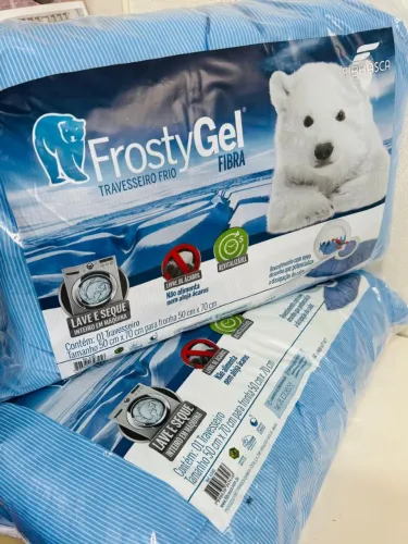 Travesseiro FrostyGel Fibra - Conforto e Frescor