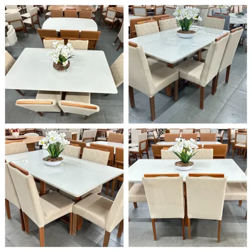 Mesa nova de madeira pronta entrega