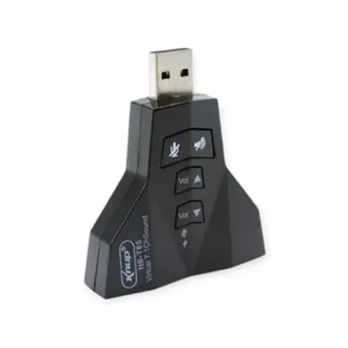 Adaptador USB de Áudio 7.1 Canais Knup HS-166