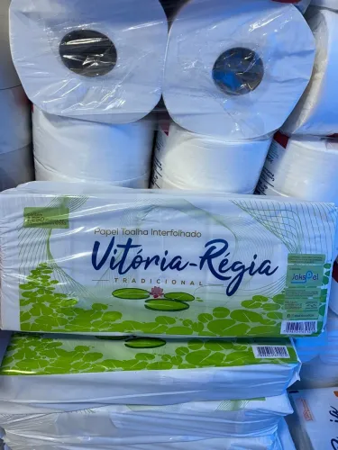 Papel Toalha Interfolhado Vitoria-Regia 1250 Folhas