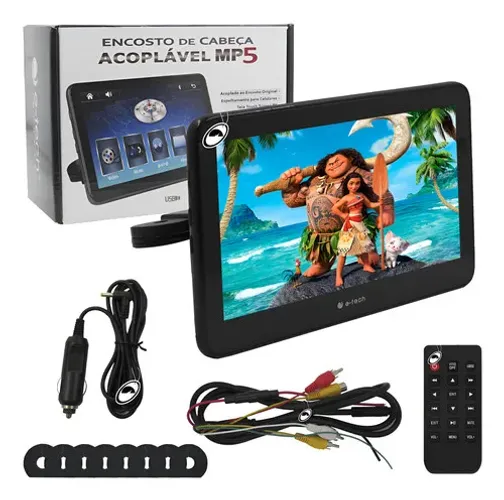 Monitor Encosto Acoplar 8 Espelha Android Touch Usb H-tech