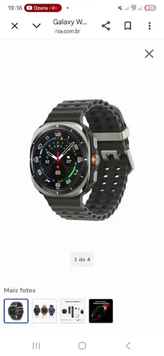 Samsung Galaqxy Watch Ultra em excelente estado, completo e pronto para uso!