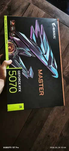 Vende novo lacrado AORUS GeForce RTX? 5070 MASTER 12G<br>