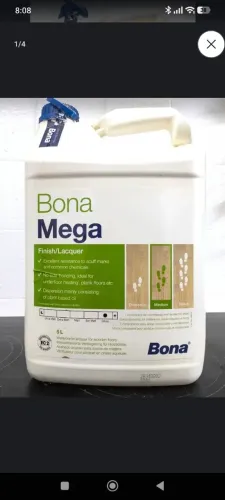 Verniz Bona Mega p piso de madeira
