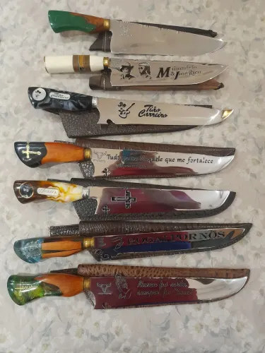 Facas Artesanais Personalizadas - 