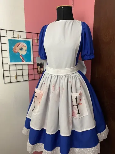 Cosplay Alice Madness Returns, tamanho p/m