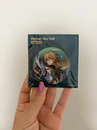 Botton importado lacrado original miHoYo/hoyoverse Honkai Star Rail Luocha