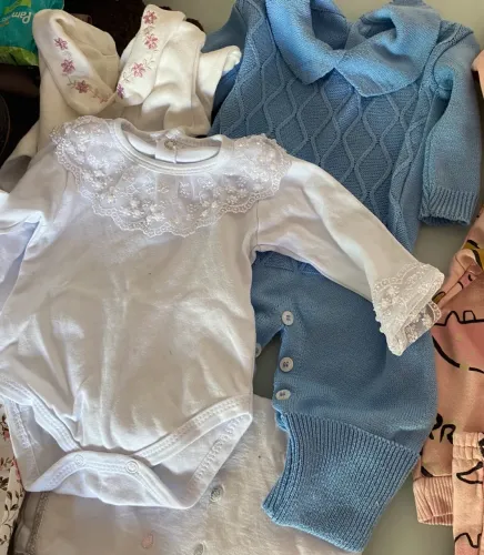 Lote com 20 peças veste 3 a 5 meses