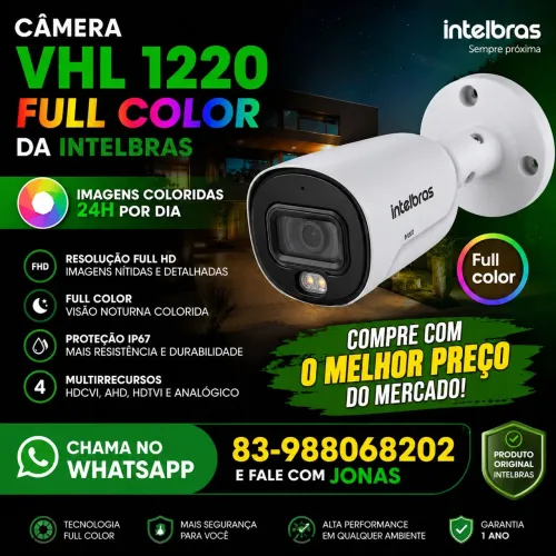 CÂMERA VHL 1220 FULL COLOR INTELBRAS