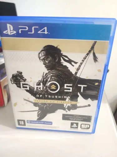 Jogo para PS4 PS5 usado mídia física Ghost of The Tshushima versão diretor