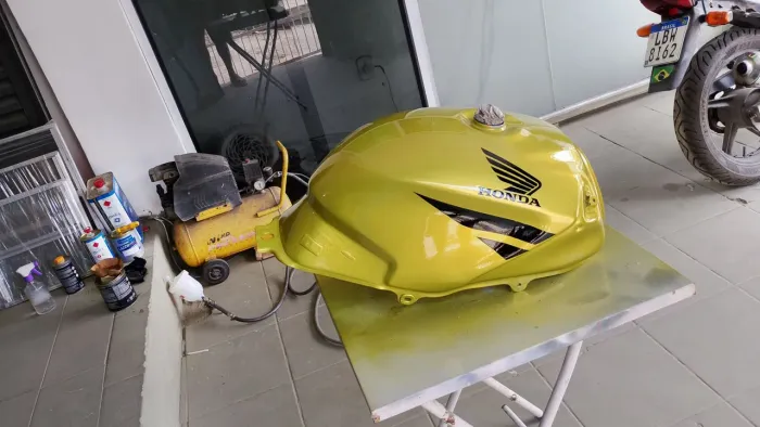 Pintura de tanque de moto/carenagem/quadro de bike