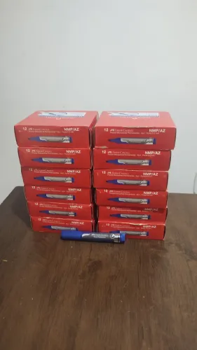 MARCADOR PERMANENTE - FABER CASTELL (CAIXA COM 12 - R$30)
