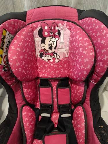 Cadeirinha para carro 0 a 25Kg Minnie (precisa trocar a capa)
