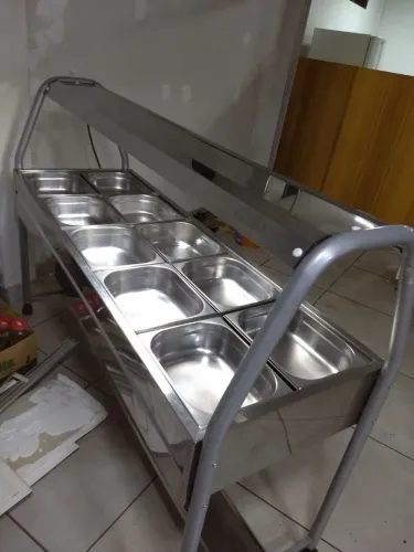 Vendo pista quente 10 cubas 220v