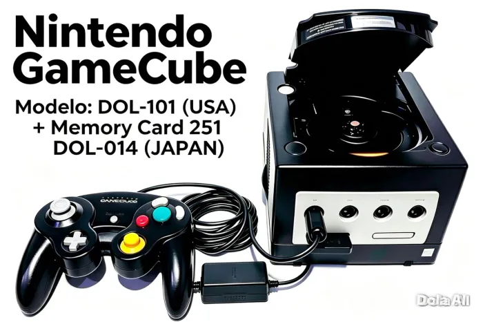 Nintendo Game Cube Original Completo com Memory Card 251 Incluso. 