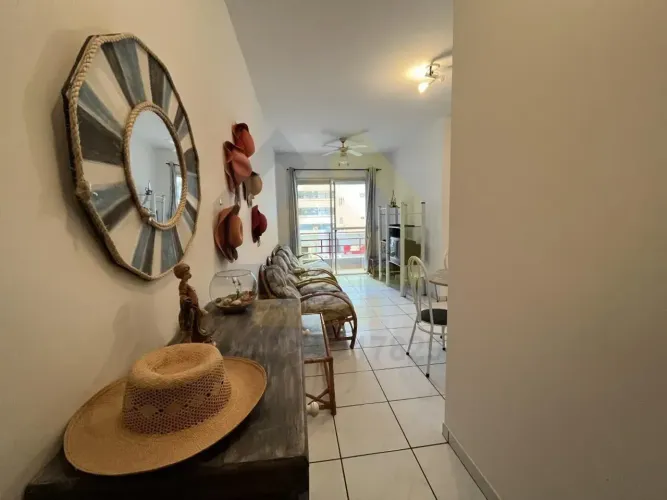 Apartamento 2 Quartos para Locação em Guarujá, Enseada, 2 dormitórios, 1 banheiro, 1 vaga